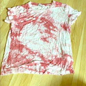 Tie-dye stretchy t shirt